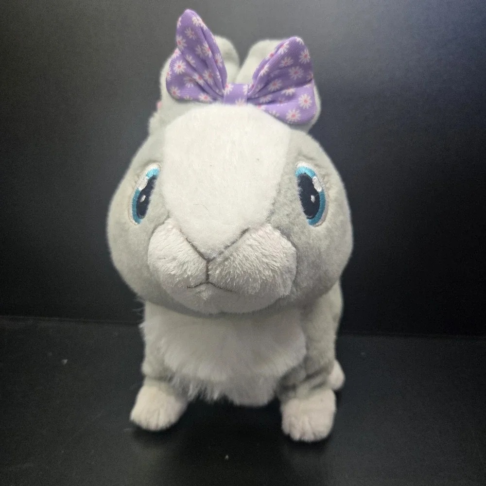Bunny‎ Rabbit Toy IMC Toys Club Petz Betsy Plush Rabbit Works Hops Speaks TESTED